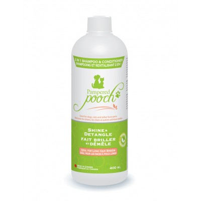 Pampered Pooch Shampooing Chien & Chat 2 en 1...
