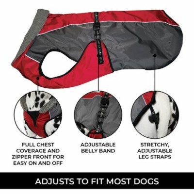 Greenhawk Chien Manteau Rouge XLarge