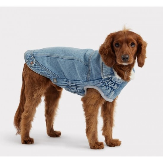 GF PET Manteau Jean Délavé Medium