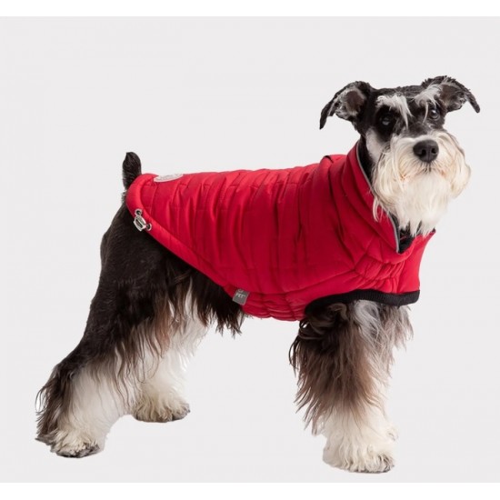 GF PET Veste Reversible Chalet Rouge/Noir Small