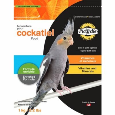 Picardie Cockatiels / Inséparable enrichie 1 kg