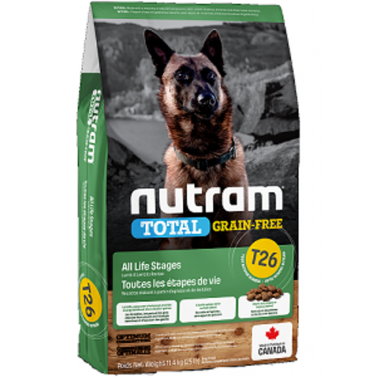 NUTRAM (T-26) Chien Agneau 11.4 kg      