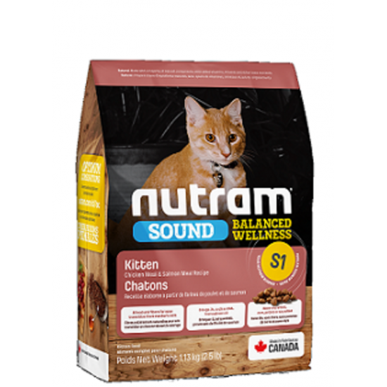 NUTRAM (S-1) Chaton Poulet & Saumon 1.13