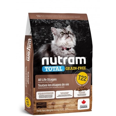 Nutram (T-22) Chat poulet et dinde 2 kg