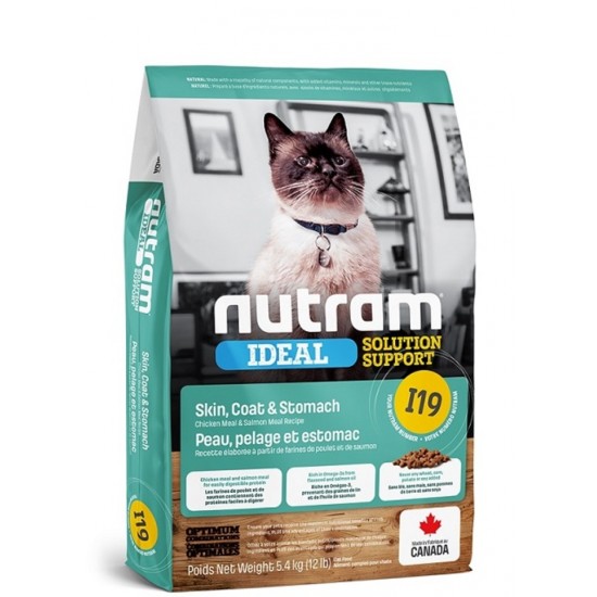 Nutram (I-19) Chat sensible (Peau, Pelage &...