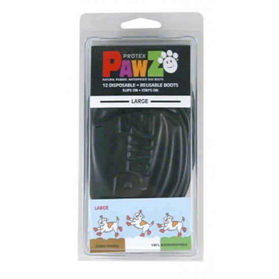 PAWZ Rubber Botte Noir Large