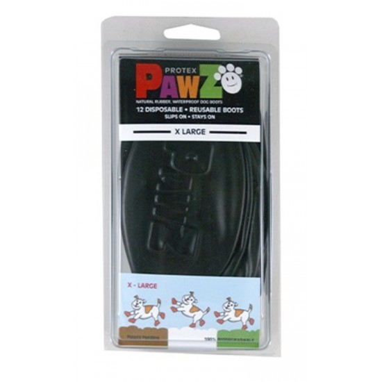 PAWZ Rubber Botte Noir X-Large