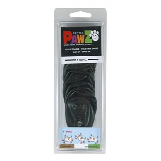 PAWZ Rubber Botte Noir X-Small