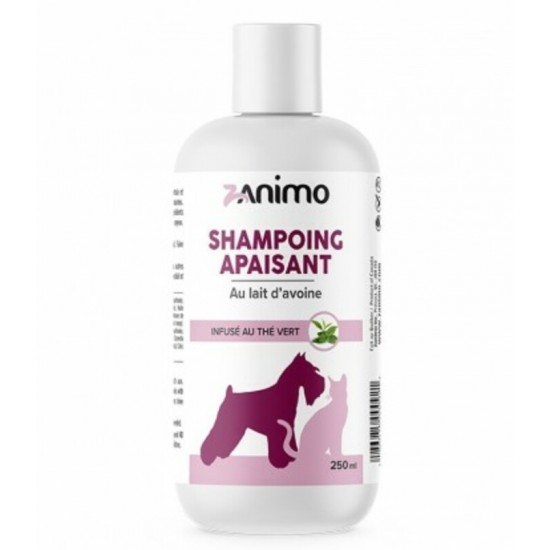 ZANIMO Shampoing Apaisant au lait d'avoine - Thé vert 250ml