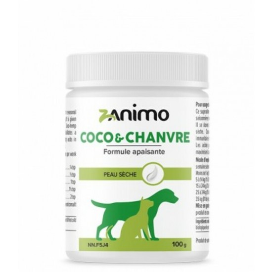 ZANIMO Huile de Coco - Chanvre 225 g