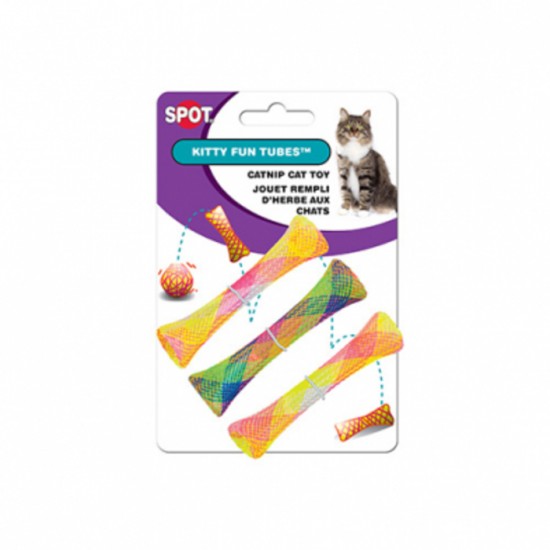 SPOT Jouet Chat Fun Tubes Paquet de 3      