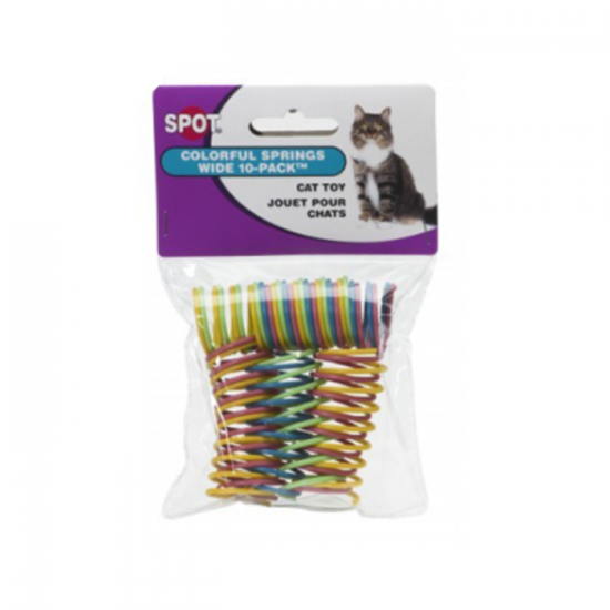 Spot jouet ressort chat paquet de 10