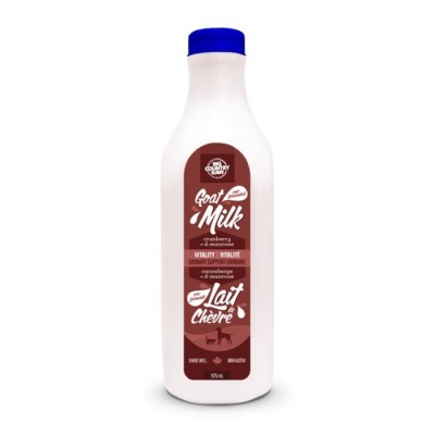 Big Country Raw Lait de Chèvre Canneberge 975ml