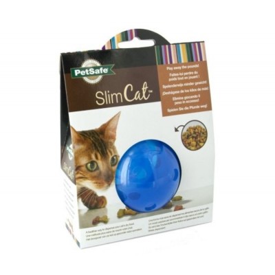 PETSAFE Balle Slim Cat Bleu 
