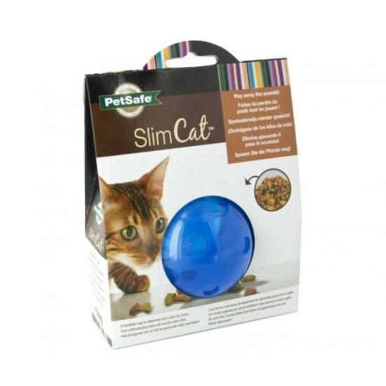 PETSAFE Balle Slim Cat Bleu 