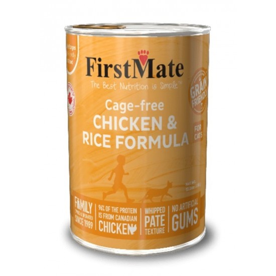 Conserve Chat FIrstmate Poulet & Riz 12.2 oz 