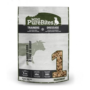 Purebites Chien Mini Dressage Foie de Boeuf 85g