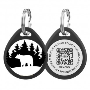 WOOF TAG Médaille Intelligente Ours