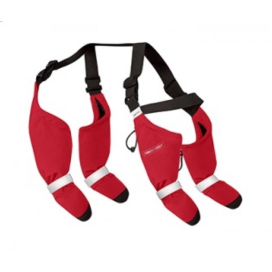 CAN POOCH Bottes Suspender Taille 2 Court (rouge)