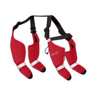 CAN POOCH Bottes Suspender Taille 3 Court (rouge)