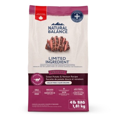 Natural Balance Chien Patate Douce & Venaison Sans...