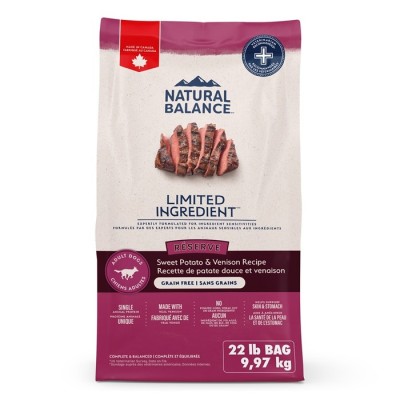 Natural Balance Chien Patate Douce & Venaison Sans...