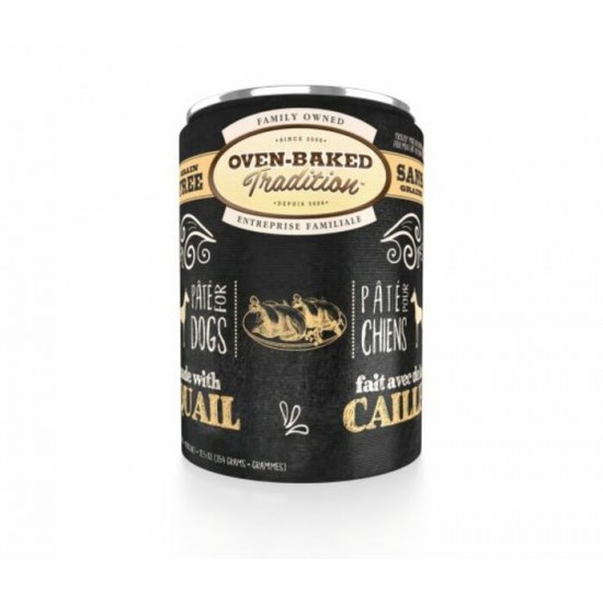 Conserve Chien Oven Baked Pâté Caille 12.5oz 