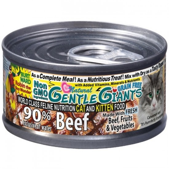 Conserve Gentle Giants Chat au Boeuf 3 oz