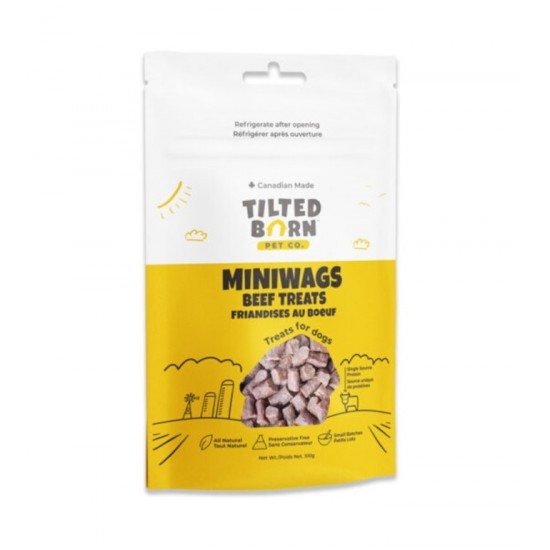 Tilted Barn Gâteries Minis Bouchées Bœuf 100g  