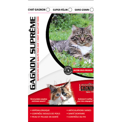 Gagnon Suprême Chat Sans Grains 6kg / 13.2 lbs
