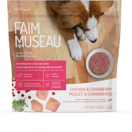 Faim Museau Poulet & Canneberges 6 lbs