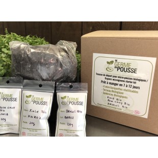 Trousse de départ pour micro-pousses biologiques