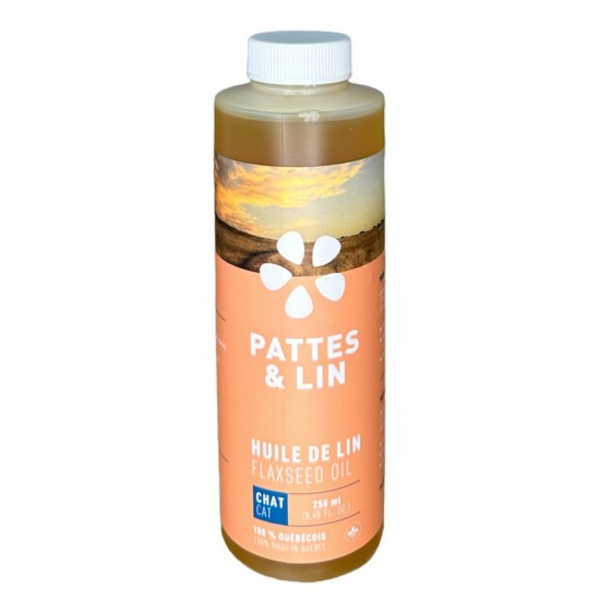 Huile de lin pour chat - 250 ml