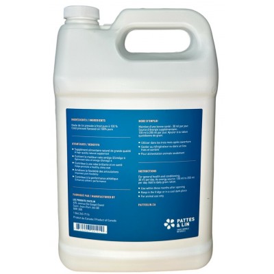 Huile de lin pour chevaux - 4 litres