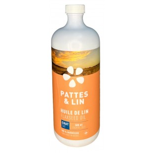 Huile de lin pour chat - 500 ml