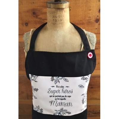 Tablier Super Héros avec pochette avant 10