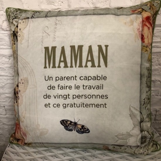  Coussin intérieur & extérieur / Maman une personne capable...