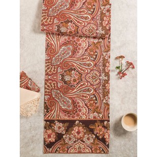 Chemin de Table 100 % Cotton Kashmere Paisley 13'...