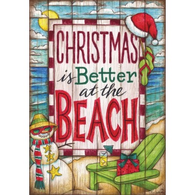Christmas at the Beach Mini 12' x 18'
