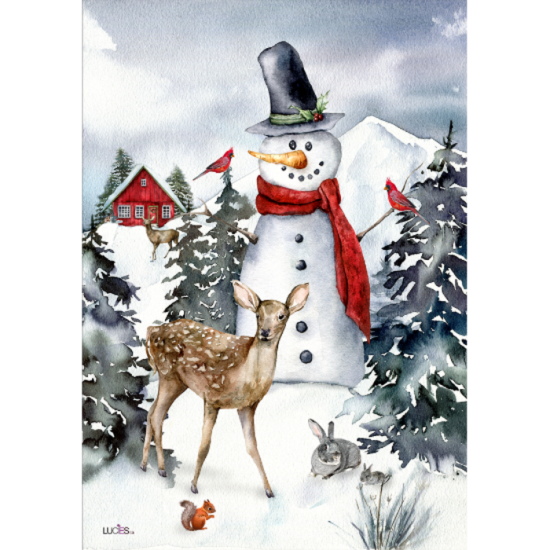 Bonhomme au chalet