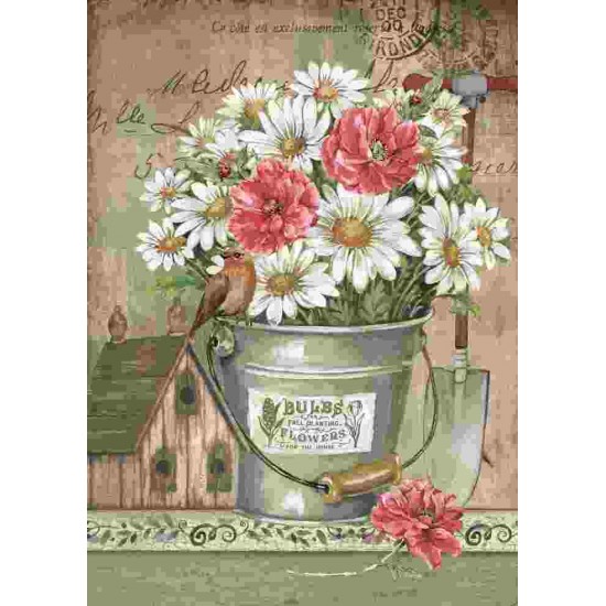 Seau de fleurs 