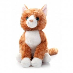 Peluche Chat tigré orange