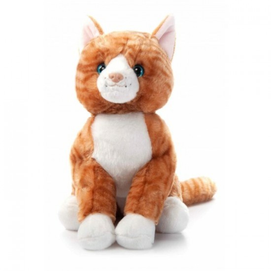 Peluche Chat tigré orange
