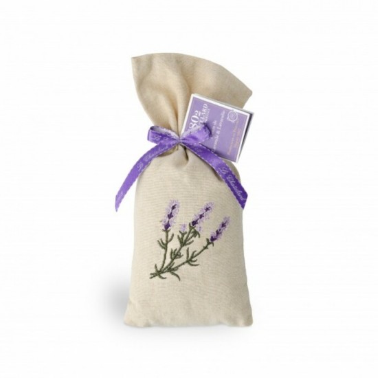 Sachet Brodé Lavande et Lavandin 50g