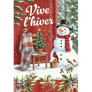 Vive l'hiver-Bonhomme de neige