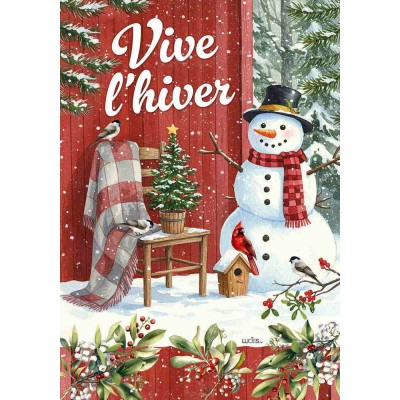 Vive l'hiver-Bonhomme de neige