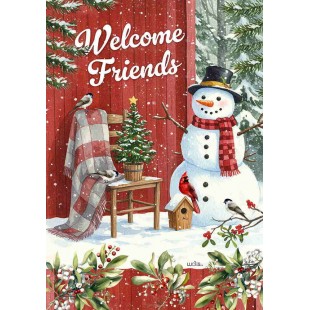 Welcome Friends-Snowman