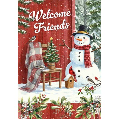 Welcome Friends-Snowman Welcome Friends-Snowman