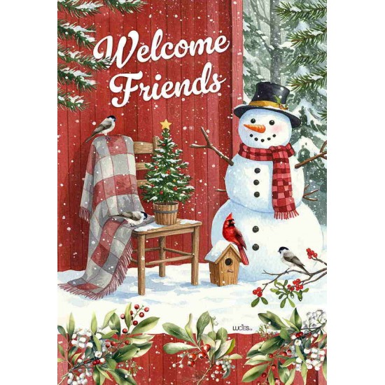 Welcome Friends-Snowman Welcome Friends-Snowman
