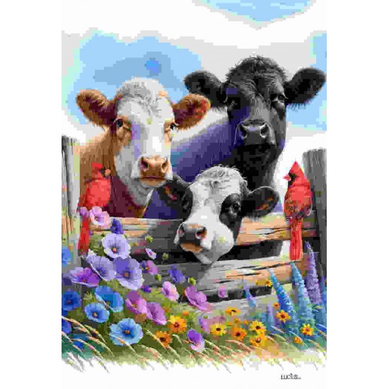Vâches dans la prairie Vâches dans la prairie